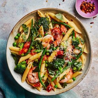 51 Easy 30-Minute Meals for Nights When You Just Can't | Epicurious Shrimp Primavera Pasta, Primavera Pasta Recipe, Shrimp Primavera, Primavera Pasta, Roasted Chicken Thighs, One Pot Dinners, Pasta Primavera, Best Pasta Recipes, One Pot Dinner