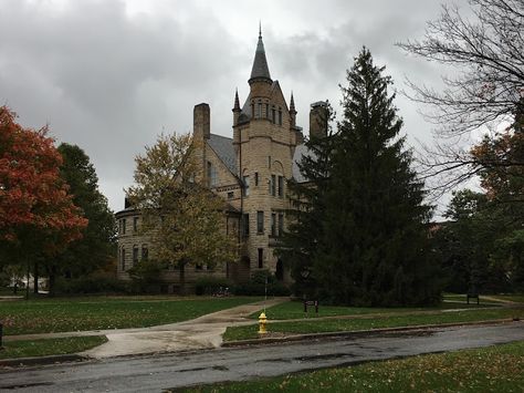 Oberlin College - Oberlin Library - Oberlin Ohio - Learn more at HistoricallyHolly.blogspot.com with the History Road Trip Recap Oberlin Ohio, Oberlin College, Colleges And Universities, The History, Ohio, Road Trip, University, Blogger, House Styles