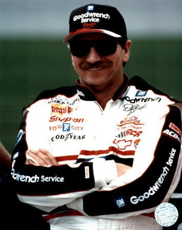 The Intimidator - Dale Earnhardt Sr. Gone but not forgotten. My all time favorite NASCAR driver. Rest in paradise Dale. Car Racing Outfit, Dale Earnhardt Wallpaper, Daytona Florida, Racing Outfit, Dale Earnhardt Jr Budweiser, Dale Earnhardt Sr, Outfit Photo, Nascar Driver, Tyler Reddick Nascar