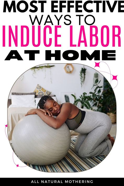 Natural ways to induce labor at home. How to induce labor at home naturally. Close to or past 40 weeks and getting super uncomfortable? Try these natural ways to induce labor fast after 37 weeks. They can be a good way to get things moving and start labor. Ways To Start Labor, Unassisted Homebirth, Induce Labor At Home, Labor At Home, Ways To Induce Labor, Labor Tips, Contractions Labor, Postpartum Exercise, Easy Labor