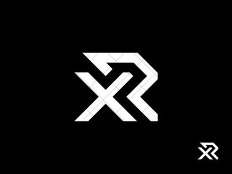 Rx Logo, Unique Monogram, Brand Symbols, Letter X, Monogram Logo Design, Logo Design Typography, Letter Logo Design, Letter R, Logo Mark