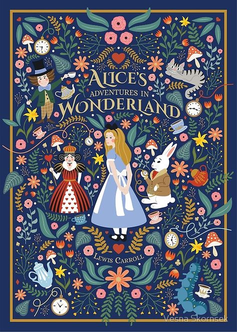 Alice in Wonderland #poster #illustration #art #findyourthing Alice In Wonderland Illustration, Alice In Wonderland Christmas, Girl Illustration Art, Wonderland Poster, Alice In Wonderland Poster, Illustration Design Graphique, Alice In Wonderland Illustrations, Alice's Adventures In Wonderland, Illustration Art Drawing