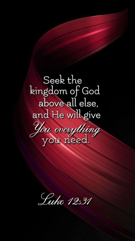 Pinterest Seek The Kingdom Of God, Luke 12, Kingdom Of God, A Course In Miracles, Ayat Alkitab, Biblical Verses, Prayer Scriptures, Inspirational Bible Quotes, Inspirational Prayers