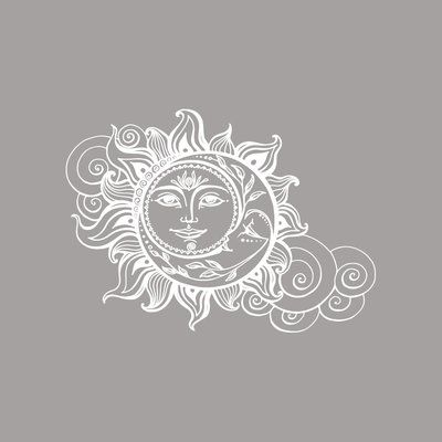 Arte Folk, Witch Tattoo, Sun Tattoos, Celestial Art, Sun Art, Decor Black, Tattoo Stencils, Moon Art, Black Decor