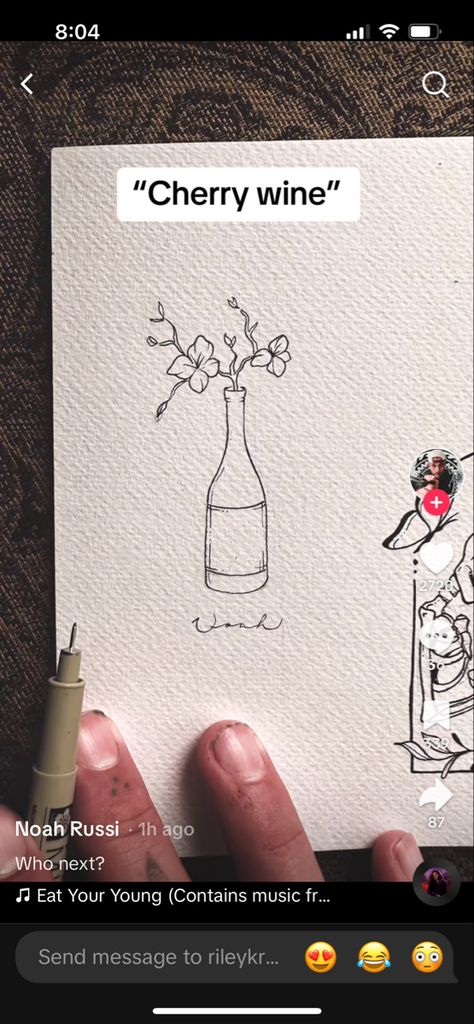 Prosecco Bottle Tattoo, Port Wine Stain Birthmark Tattoo, Wine Bottle With Flowers Tattoo, Cherry Wine Tattoo Hozier, Strawberry Wine Tattoo, Cherry Wine Tattoo, Liquor Tattoo, Beer Bottle Tattoo, Wine Bottle Tattoo