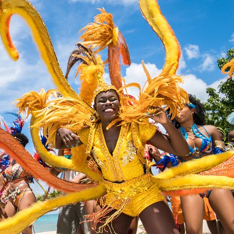 Caribbean Festival, Cotton Cover-up For Beach Season Festival, Crop Over Barbados, Barbados People, Rihanna Barbados Festival, Barbados Carnival Costumes, Pride Of Barbados Landscape, Soca Music, Reggae Festival