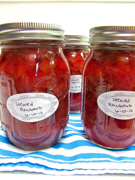 Stewed Rhubarb - Island Bakes Stewed Rhubarb, Strawberry Rhubarb Jam, Rhubarb Jam, Hearty Salads, Rhubarb Recipes, Strawberry Rhubarb, Dessert Salads, Indulgent Desserts, Food Website