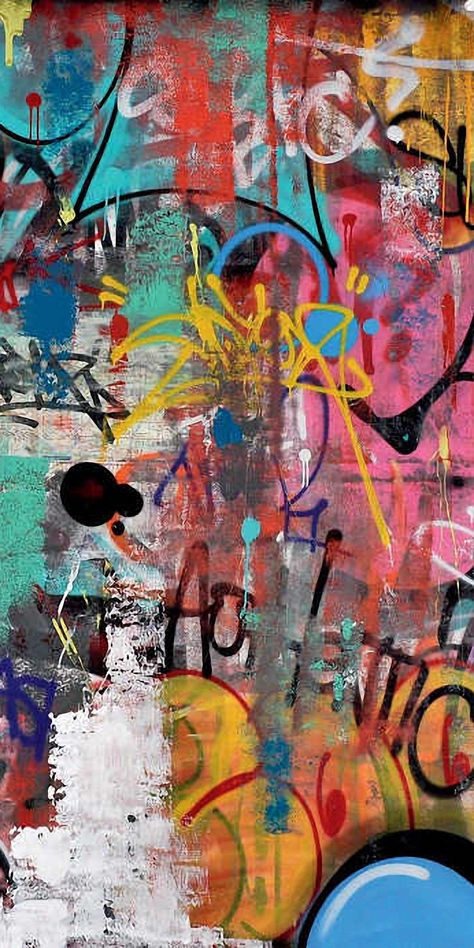 Graffiti Colour Palette, Graphitti Wallpaper, Swag Backgrounds, Spray Paint Background, Smash Room, 80s Graffiti, Funky Graffiti, Japanese Graffiti, Wallpapers Colorful