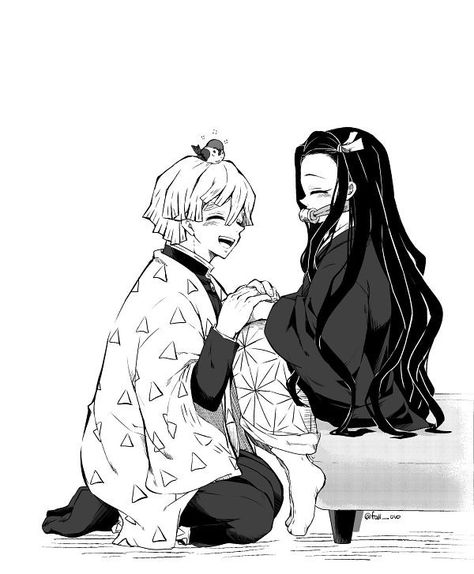 Zenitsu Manga, Zenitsu X Nezuko, Tattoo Cover-up, Pin Art, Cover Up Tattoos, Anime Angel, Couple Tattoos, Anime Ships, Demon Slayer