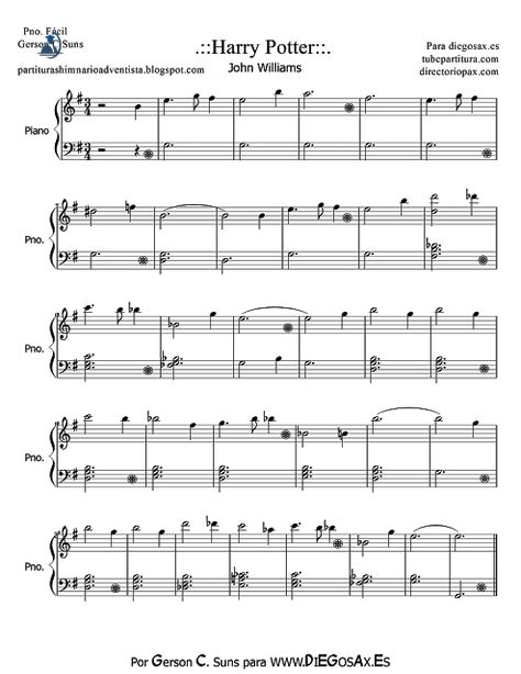 Harry Potter Partitura fácil para Piano. Sheet music Hedwing´s Theme partitura de piano. BSO de John Williams. #learnpiano Easy Sheet Music, Blues Piano, Piano Beginner, John Williams, Flute Sheet Music, Violin Sheet, Violin Sheet Music, Flute Music, Sheet Music For Piano