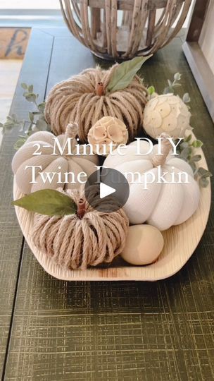 Diy Pumpkin Decor, Twine Crafts Diy, Diy Bff, Fall Instagram, Twine Diy, Twine Crafts, Pumpkin Diy, Fall Decor Diy Crafts, Moms Night