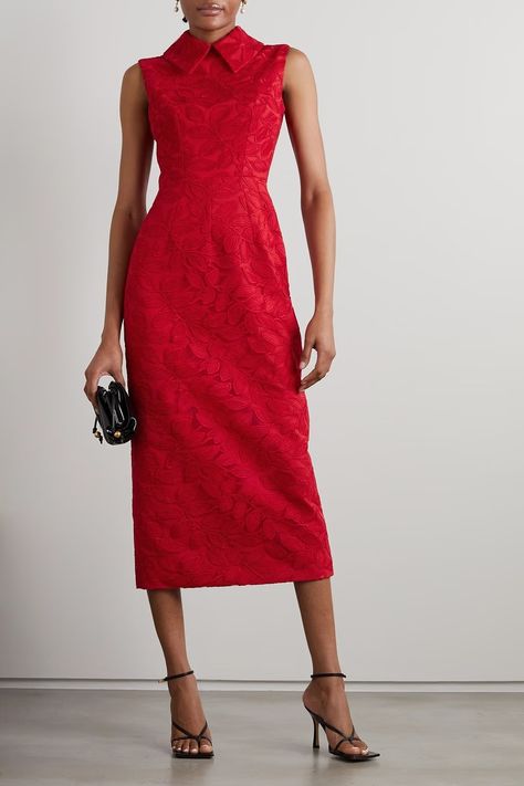 Ulla Johnson 2023, Workwear 2023, Vestidos Dresses, 2023 Ideas, Marc Jacobs Dress, Red Dresses Classy, Emilia Wickstead, Royal Outfits, Corded Lace