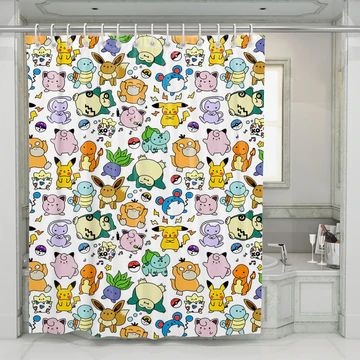 Search: 1 result found for "doodle-character-pokemon-shower-curtains" – grovycase Pokemon Shower Curtain, Pokemon Bathroom Ideas, Pokémon Bathroom, Pokemon Bathroom, Vanity Colors, Custom Shower Curtain, Loft Inspiration, Cute Shower Curtains, Glamour Home