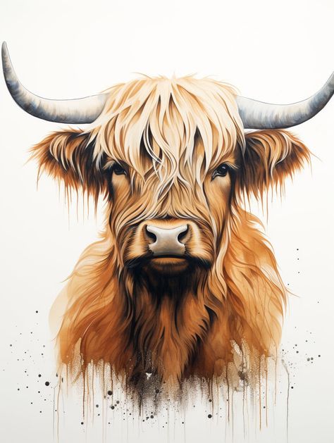 Scottish Highland Cow Wall Art, Bull Art Print, Farm Animal, Scottish Highland Cow Wall Decor | Digital Download | Printable by LunahMoonDesigns on Etsy Highland Cow Pictures Decor, Highland Cow Sketch, Scottish Highland Cow Art, Cows Drawing, Highland Cow Wall Decor, Highland Cow Pictures, Cow Paintings On Canvas, Cow Sketch, Scottish Animals