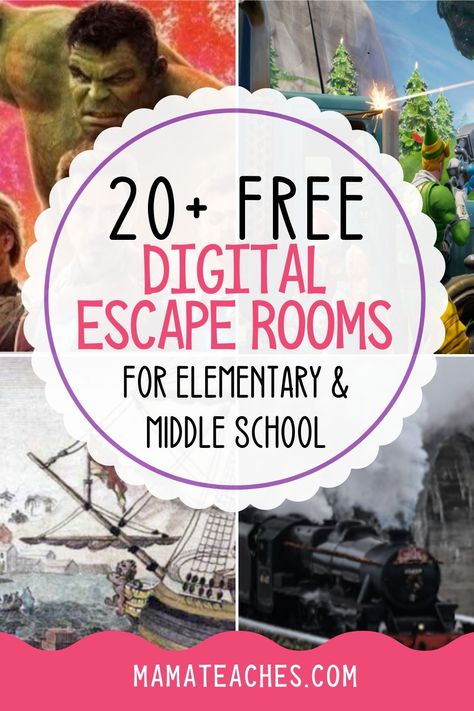 Escape Room For Kids, Escape Room Puzzles, Team Building Exercises, Virtual Field Trips, Escape Rooms, Team Building Activities, Escape Game, Digital Learning, Online Teaching