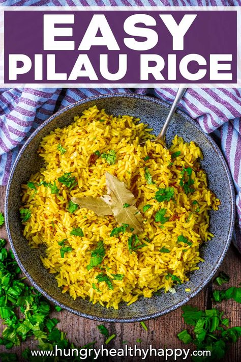 Indian Pilau Rice, Chicken Pilau Rice Recipe, Pilau Rice Recipe, Chicken Pilau, Quick Meals For Dinner, Fall Side Dishes, New Ideas For Dinner, Make Ahead Dinners, Side Dishes For A Crowd