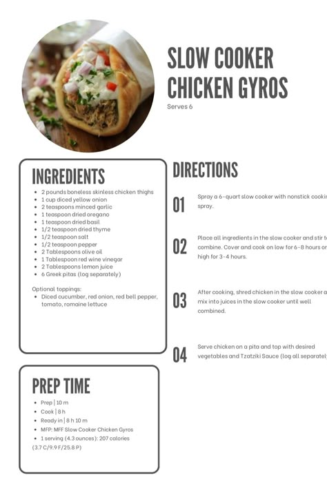 Elyse Ellis, Macro Meal Plan, Macros Diet, Protein Dinner, Macro Friendly Recipes, Chicken Gyros, Macro Meals, Instant Recipes, Easy Weeknight Meals