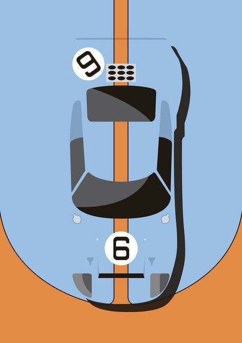 Aestetic Pict, Gulf Racing Colours, Man Cave Posters, Car Liveries, Vintage Racing Poster, Ian Curtis, Gulf Racing, Motorsport Art, Bmw Wheels