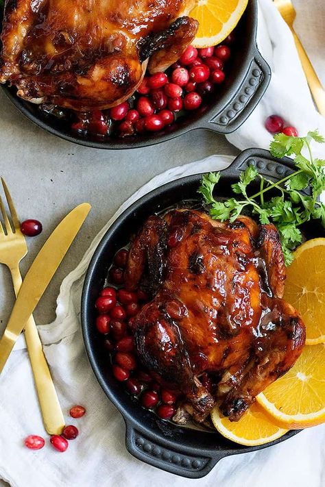 Glazed Cornish Hen Recipe, Cooking Cornish Hens, Game Hen Recipes, Orange Glazed Chicken, Cornish Game Hen Recipes, Cornish Hen Recipe, Balsamic Glazed Chicken, Cornish Hen, Cornish Hens