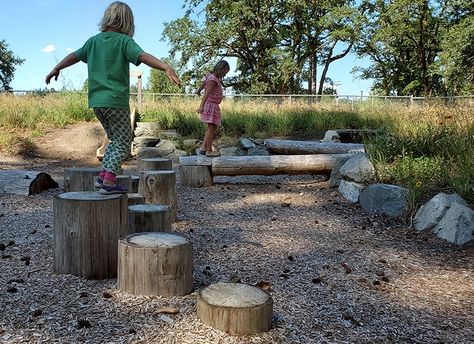 Elma Head Start Nature Playground - Learning Landscapes Design Stem Playground, Sand Backyard, Natural Outdoor Playground, Outdoor Forts, Outdoor Play Space, Children Park, Park Playground, Natural Playground, Playground Design