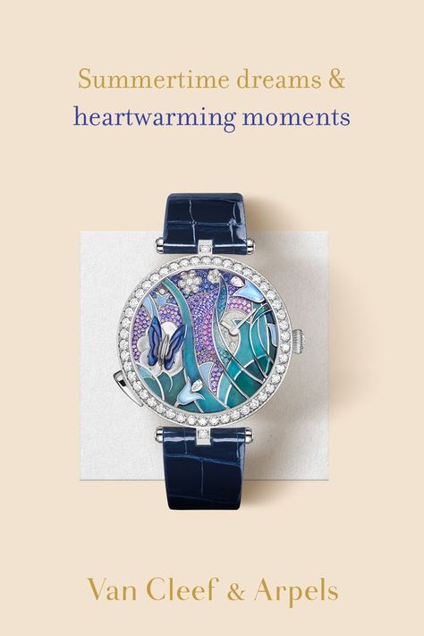 Vancleefarpels Watch, Lady Watches, Kiss Outfits, Summer Watch, Butterfly Watch, Dr Wardrobe, Butterfly Nature, Van Cleef And Arpels, Amazing Watches