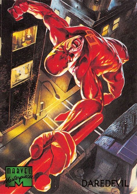 Daredevil Man Without Fear, Daredevil Artwork, Daredevil Elektra, Marvel Masterpieces, Daredevil Art, Daredevil Matt Murdock, Dare Devil, Marvel Knights, Marvel Daredevil