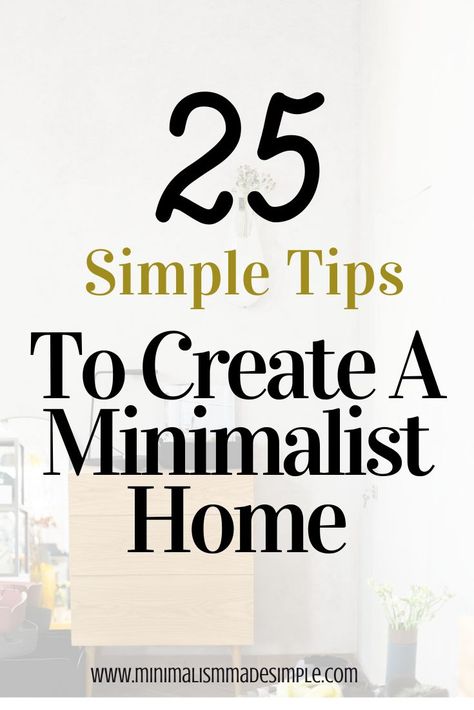 Create a minimalist home the easy way with these 25 tips that will have you well on your way to cultivating a peaceful home atmosphere. Life can be hectic, but having a lovely, easy to organize home can be calm in the storm. Start making your home minimalist today with these simple tips. #minimalist #home #livewithless #organization Minimalism Living, Architectural Concept, Minimalism Lifestyle, Peaceful Home, Inspire Me Home Decor, Minimalist House Design, Minimal Home, Minimalist Interior Design, Gentle Parenting