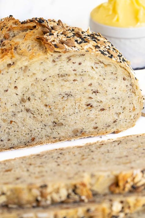 Healthy Bread Recipes, Oatmeal Bread, Artisan Bread Recipes, Breads & Buns, No Knead Bread, No Knead, Yeast Bread, Easy Bread Recipes, Bread Recipes Homemade