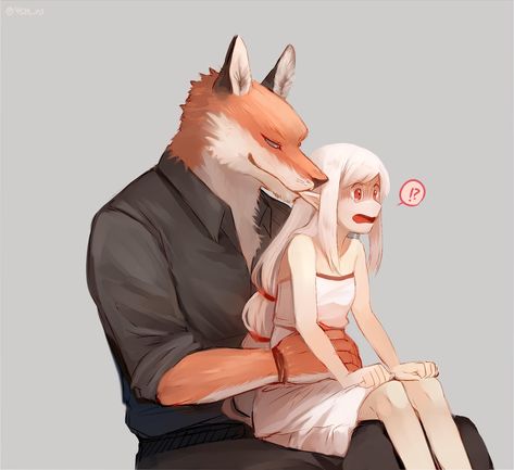 Couple Artwork, Bna Brand New Animal, Couple Stuff, Novel Characters, Werewolf Art, Vines Funny Videos, Human Art, Anime Love, Art Sketches