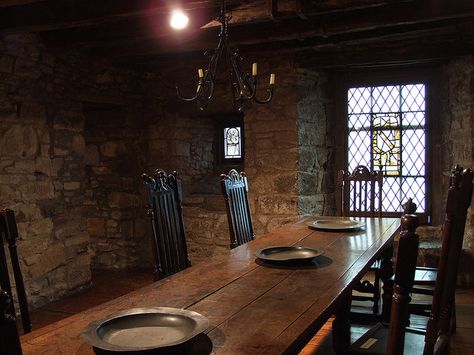 Provand's Lordship Glasgow by Norehearsal, via Flickr Gothic Kitchen, Gothic Interior, Casa Country, Rustic Dining Room, Gothic Decor, Gothic House, Rustic Dining, Formal Dining Room, Dining Room Design