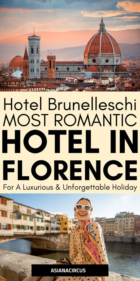 Hotel Brunelleschi in Florence Italy Italy Culture, Florence Hotels, Romantic Hotels, Europe Travel Outfits, Museum Hotel, Europe Trip Itinerary, Romantic Hotel, Italy Trip, Italy Travel Tips