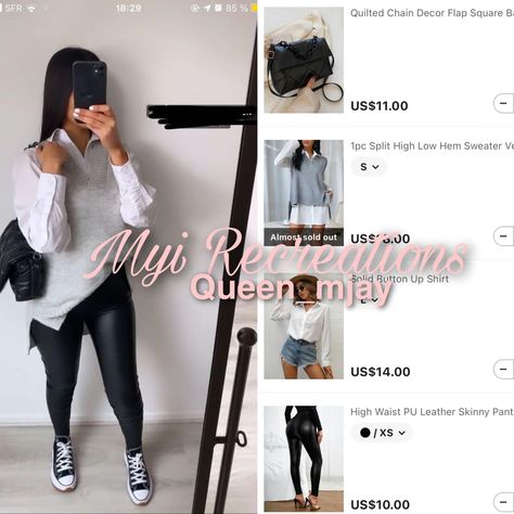 Casual Work Outfits Shein, Business Casual Outfits Shein, Myi Recreations Shein, Shein Work Outfits Black Women, Shein Office Outfits Women, Shein Business Casual Outfits, Shein Work Outfits, Update Closet, Shein Ideas