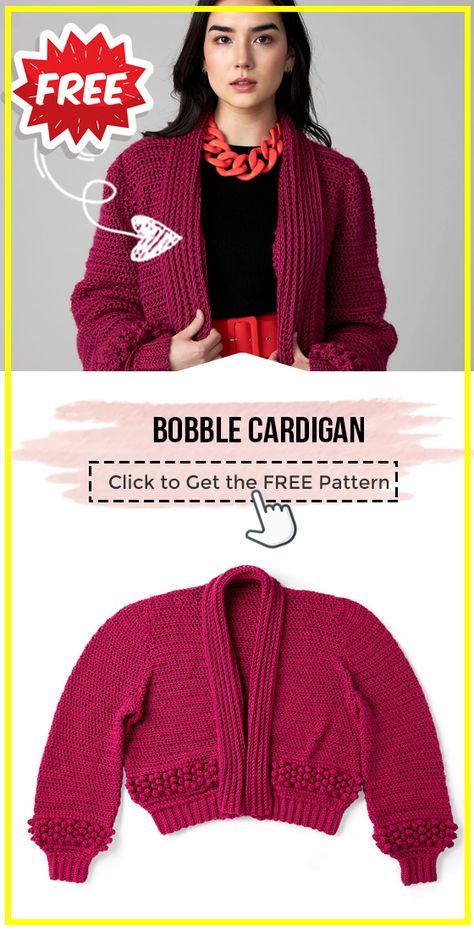 Free Crochet Cardigan, Cardigan Free Pattern, Pattern Cardigan, Crochet Cardigan Pattern, Crochet Tops, Cardigan Pattern, Pattern Free, Crochet Cardigan, Crochet Clothes