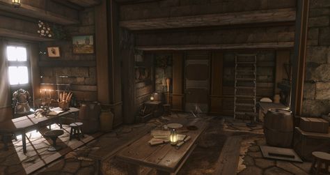 Skyrim House, Xiv Housing, Housing Inspiration, Anime Houses, Ffxiv Housing, Housing Ideas, Fantasy Rooms, Fantasy House, Decorating Inspiration