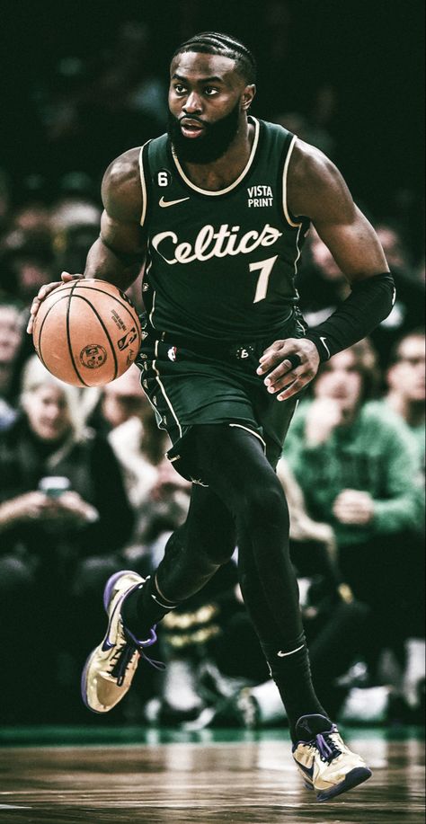 Jaylen Brown Wallpaper, Aesthetic Wallpaper Basketball, Nba Aesthetic Wallpaper, Nba Aesthetic, All Nba Players, Wallpaper Basketball, Nba 2k23, Basketball Pics, Boston Celtics Team