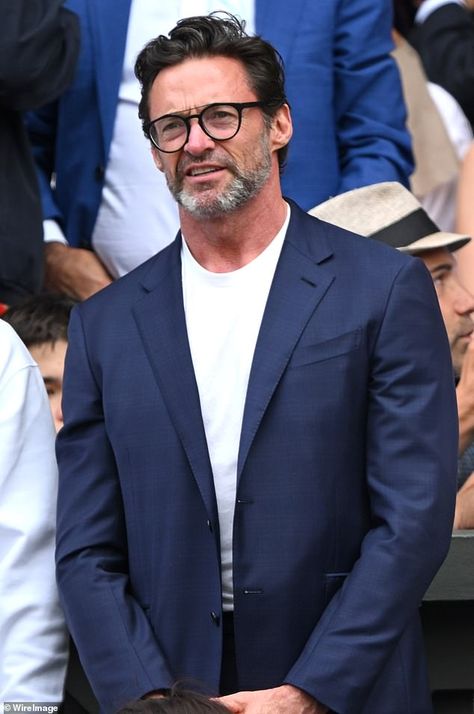 Hugh Jackman Images, Wimbledon 2023, Charlize Theron Style, Hugh Jackman Logan, Romeo Beckham, Tennis Whites, James Blake, Wolverine Hugh Jackman, Guy Ritchie