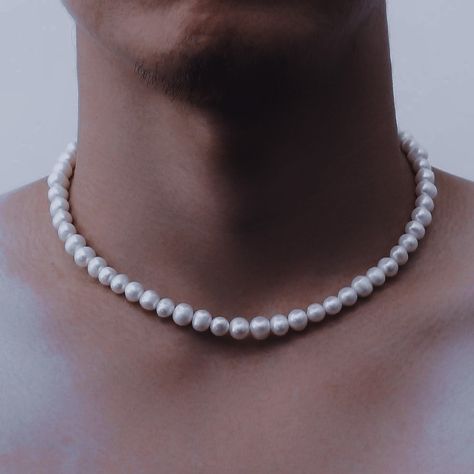 Perl Neckles For Men, Perl Neckles, Mens Bling, Streetwear Jewelry, Mens Chain, Hype Clothing, Clover Jewelry, The Sacrifice, Mens Chain Necklace