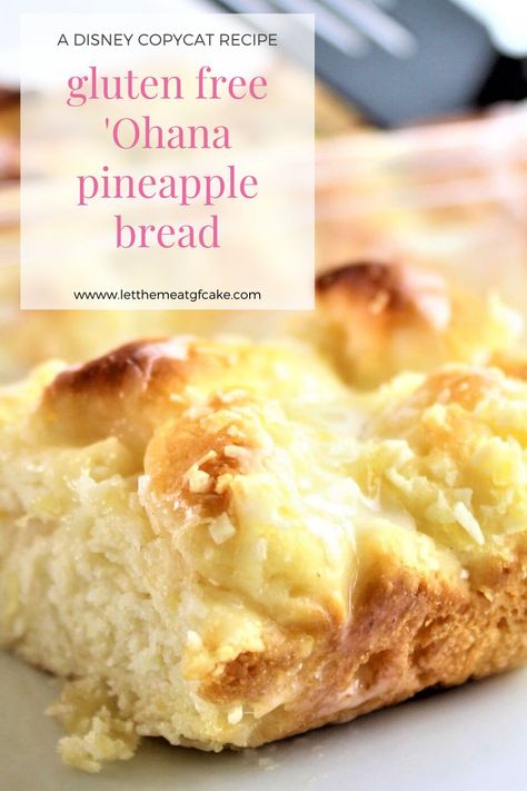 Pineapple Coconut Bread, Ripped Recipes, Pineapple Bread, Pineapple And Coconut, Cinderella's Castle, Protein Bread, Gluten Free Egg Free, Gf Bread, Gluten Free Bakery