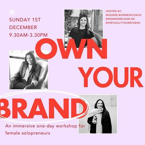 WE NEED YOUR HELP! Our next personal branding event is happening soon 🙌🏼 After a 🔥1st event we’re busy planning OWN YOUR BRAND 2.0 for all the amazing Solopreneur Women who want to nail their personal brand and content strategy, get gorgeous new brand photos and up level their business going into 2025!! 🎉 But which colours should we use for this event? Swipe through and tell us your favourite please 🙏🏼😘 A. ❤️🩷 B. 💙🤍 C. ❤️💛 Or D. 🤍🩷 Want to be first to get all the details and a chan... Branding Workshop, Workshop Design, Be First, December 1st, Ideal Client, Branding Photos, Content Strategy, Personal Brand, Show Up