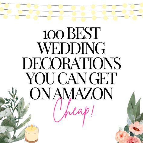 Amazon Wedding Decor, Amazon Wedding, Fun Wedding Decor, Romantic Wedding Ceremony, Ceremony Chairs, Arch Flowers, Hanging Vines, Lace Table Runners, Floral Swag