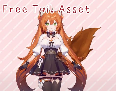 Vtuber Assets Free, Fox Vtuber, Vtuber Base, Vtuber Inspiration, Vr Avatar, Stream Assets, Vtuber Art, Character Design Tips, Vtuber Assets