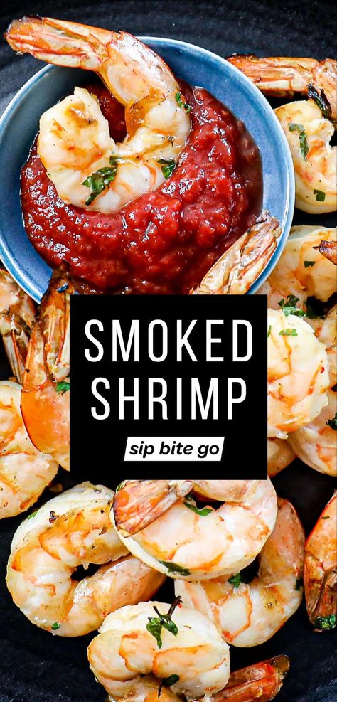 Grilled Dinner Recipes, Smoked Shrimp, Cook Shrimp, Whole Turkey Recipes, Smoked Recipes, Grilled Shrimp Recipes, Smoked Pulled Pork, Pellet Grill Recipes, Traeger Recipes