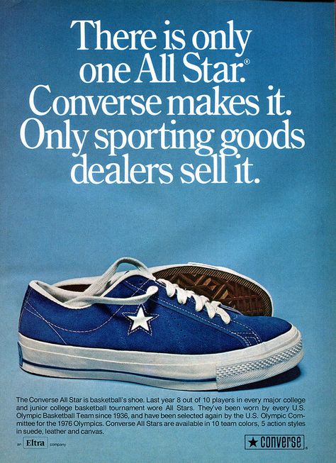 1974 Converse Shoe Advertisement Hot Rod February 1974 | Flickr - Photo Sharing! 90s Sneakers, Shoe Poster, Sneaker Posters, Shoes Ads, Star Converse, Vintage Converse, 8bit Art, Blue Converse, All Stars Converse