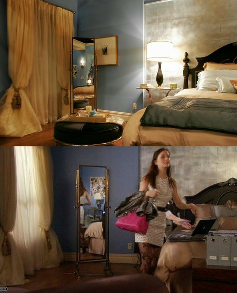 Gossip Girl Room, Blair Waldorf Room, Chuck Bass, Beauty Design, Blair Waldorf, House Room, Bedroom Inspo, Pastel Aesthetic, Dream Room