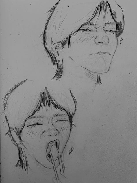 Scrunched Face Drawing, Nose Scrunch Drawing, Face Drawing, Drawing Reference, Male Sketch, Drawings, Art