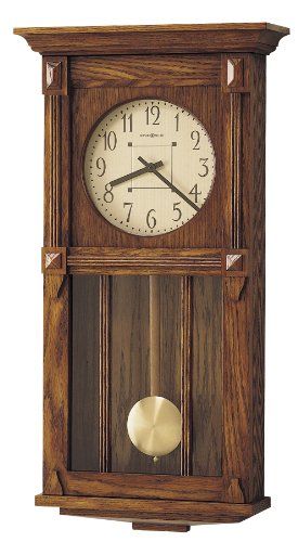 Howard Miller 620185 Ashbee II Wall Clock >>> You can get more details by clicking on the image. Craftsman Wall Clocks, Chiming Wall Clocks, Howard Miller Wall Clock, Wall Clock Simple, Clock Antique, Wooden Clocks, Traditional Wall Clocks, Quartz Wall, Pendulum Wall Clock