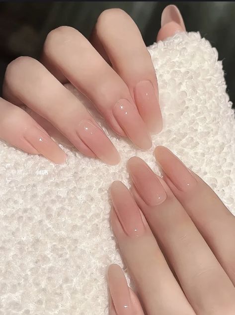 Hello Nails, Asian Nails, Subtle Nails, Blush Nails, Casual Nails, Pretty Gel Nails, Really Cute Nails, Soft Nails, Nagel Inspo