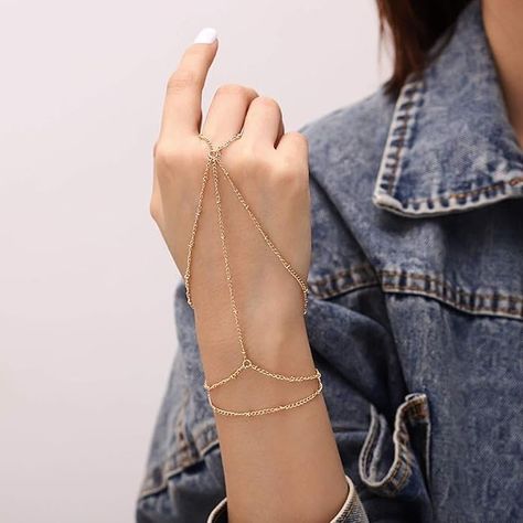 💞LINK IN BIO💞 Boho Hand Chain Layered Bead Finger Ring Hand Bracelet, Wedding Party Hand Jewelry Layering ring bracelet is free-size and easy to wear and comfortable✨🧡 Gold hand chain bracelet with humanization design can embellish your hand more dainty and charming ✨💛 . . . . . #handchain #bracelet #weddingjewellery #weddingchain #jewelry #jewellery #ad #commission #amazon #amazonfinds #amazonfashion #amazonjewelry Finger Bracelets, Hand Chain Bracelet, Amazon Jewelry, Women Chain, Fashion Minimalist, Iron Beads, Link Chain Bracelet, Hand Bracelet, Chain Bracelets