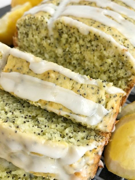 No Yeast Bread Recipes, Easy Lemon Pudding, Bread Recipes Quick, Bread Recipe No Yeast, Poppyseed Bread, Lemon Poppy Seed Bread, Sweet Bread Rolls, Lemon Poppyseed Bread, Bread Dough Recipe