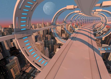 Futuristic Bridge, Ray Kurzweil, Abstract Futuristic, Futuristic Building, Spaceship Interior, How To Think, Cat City, Sci Fi Environment, Cyberpunk City